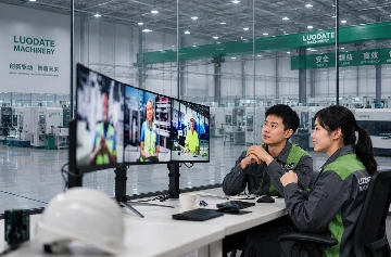 المهندسون يناقشون حلول المعدات مع العملاء
